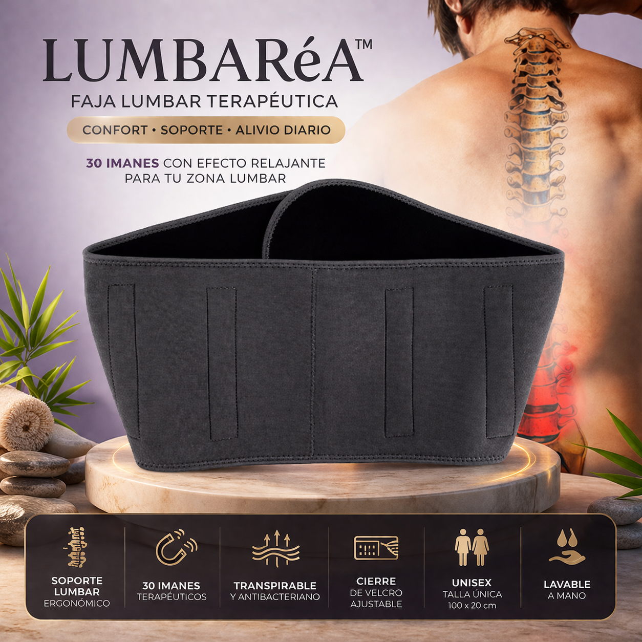 Apoio e Alívio para as Tuas Costas